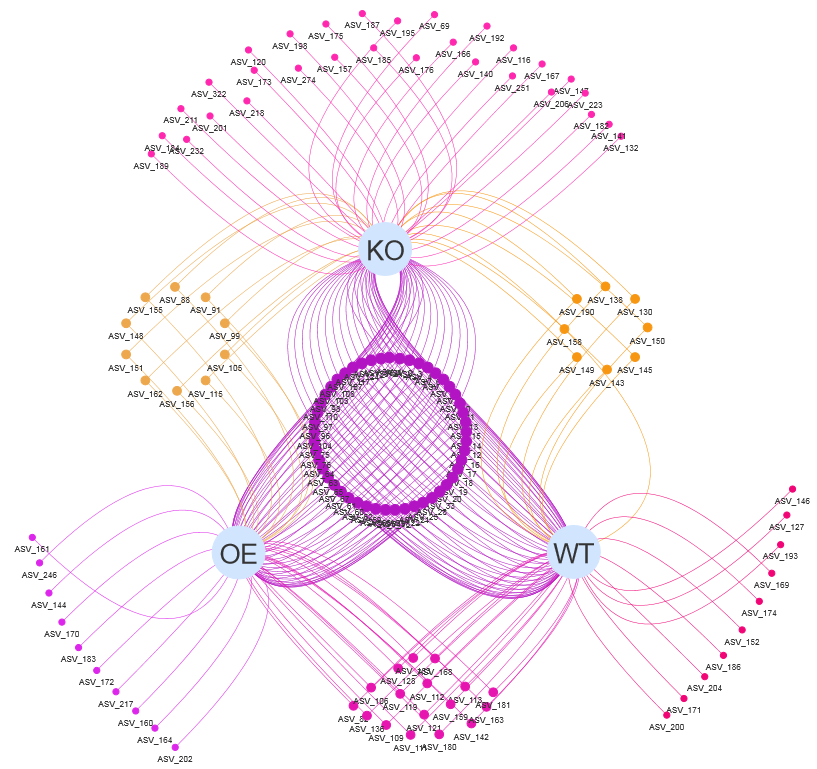 Venn network using demo data Click http://www.ehbio.com/test/venn/video/EVennNetwork.webm or https://youtu.be/8zf_XuwaZRw to view the tutorials.
