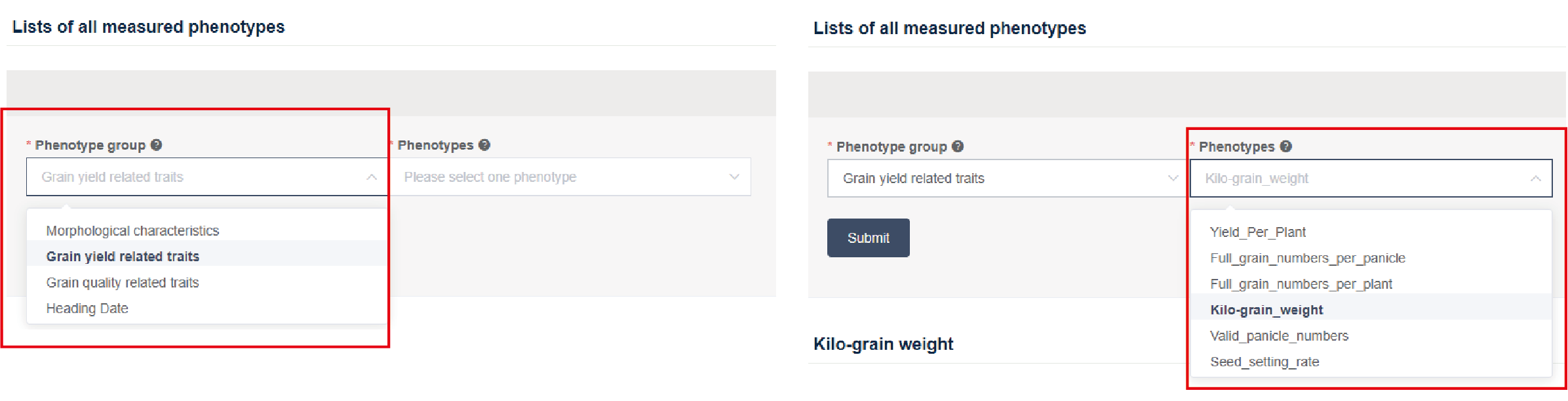 Searching for GWAS results