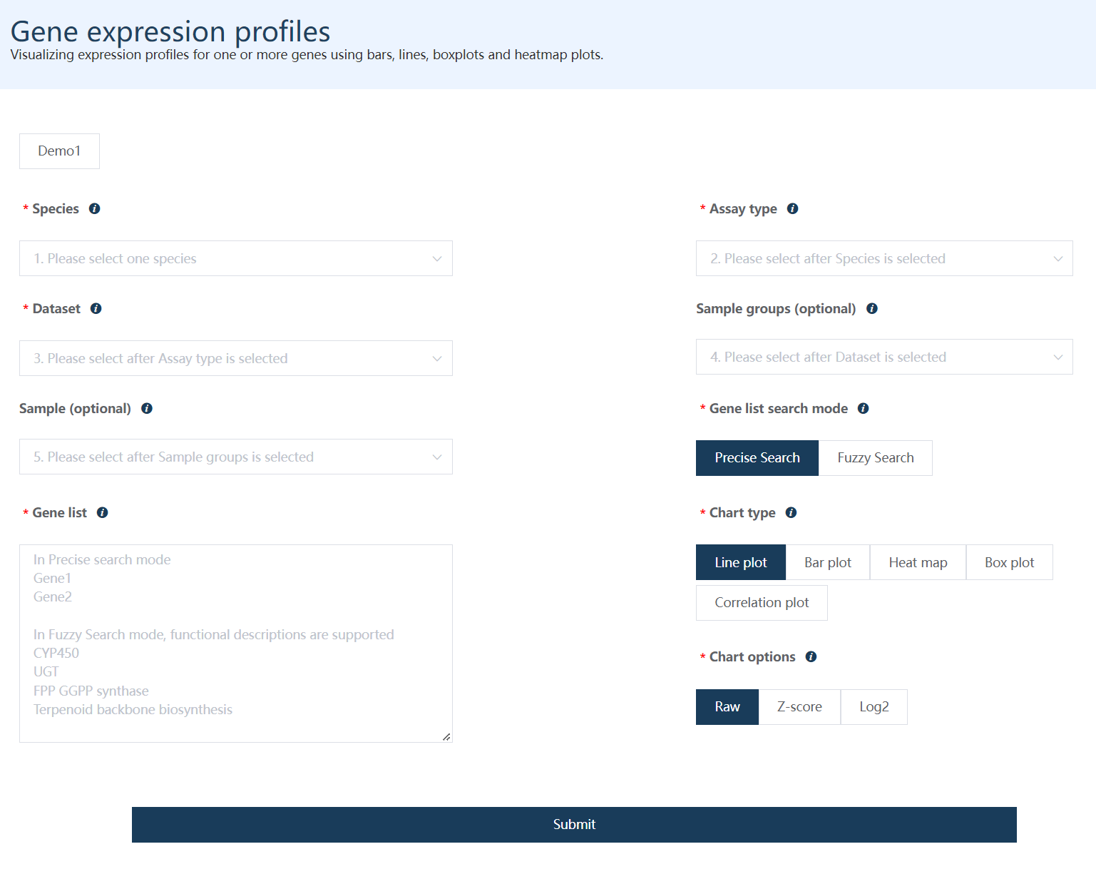 A screenshot of the form structure.