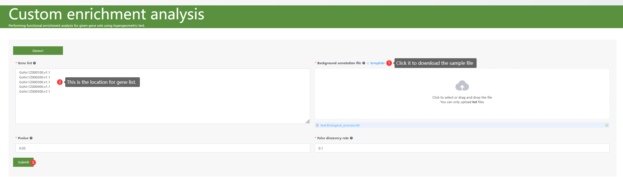parameter selection
